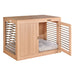 Bowsers Dream Futon Dog Bed Faux Fur Inside A Dog Crate