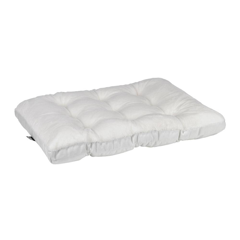 Bowsers Dream Futon Dog Bed Faux Fur Winter White