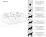 Bowsers Platinum Microvelvet Donut Dog Bed Size Guide
