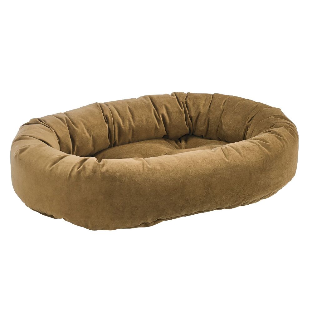 Bowsers Platinum Microvelvet Donut Dog Bed Toffee