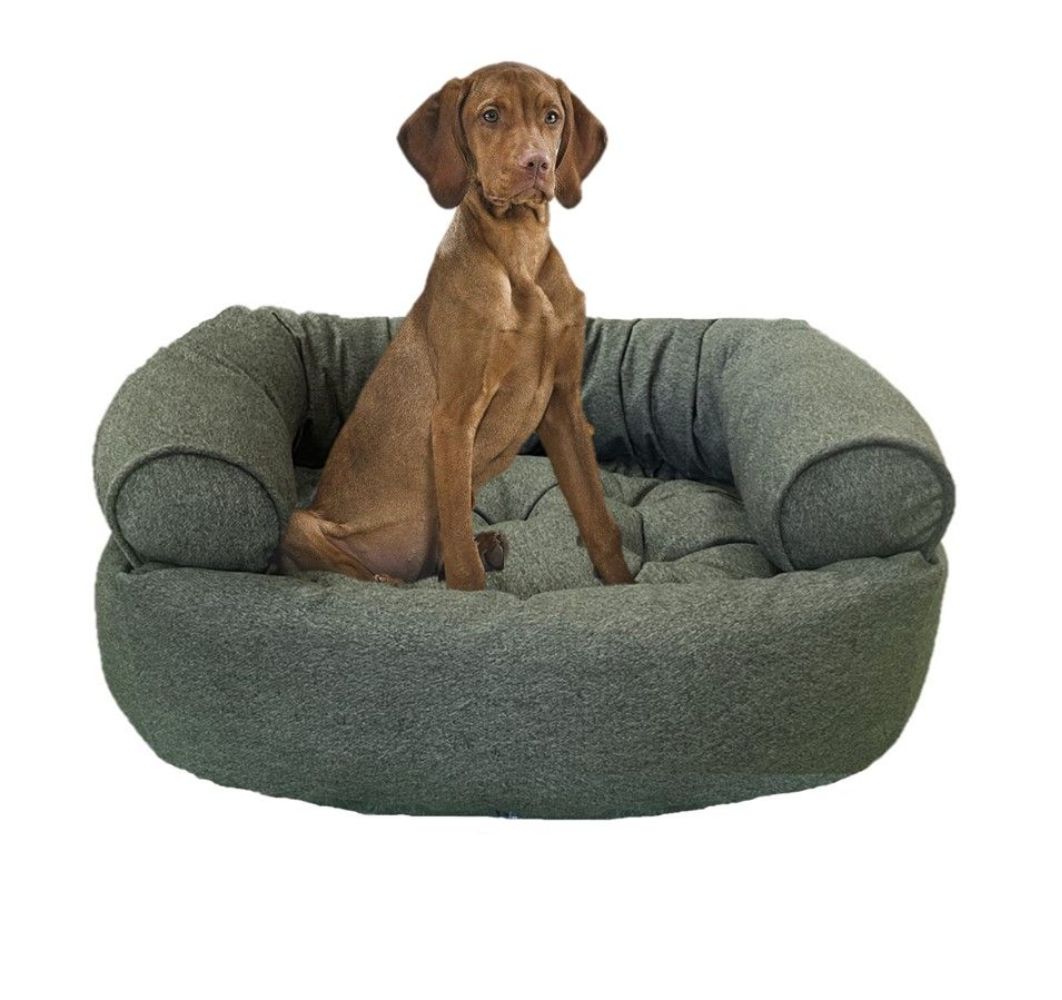 bowser double donut dog bed