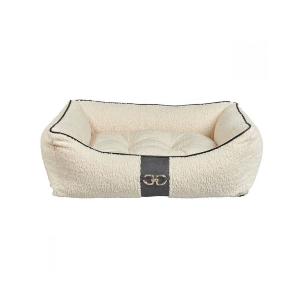 Bowsers The Signature Scoop Bed Ivory Sheepskin