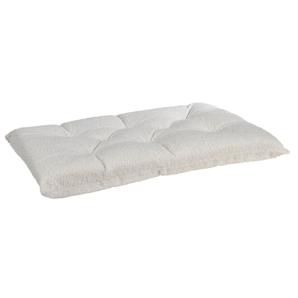 Bowsers Tufted Cushion Dog Bed - Couture Collection Ivory Sheepskin