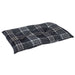 Bowsers Tufted Cushion Dog Bed - Diamond Collection Greystone Tartan
