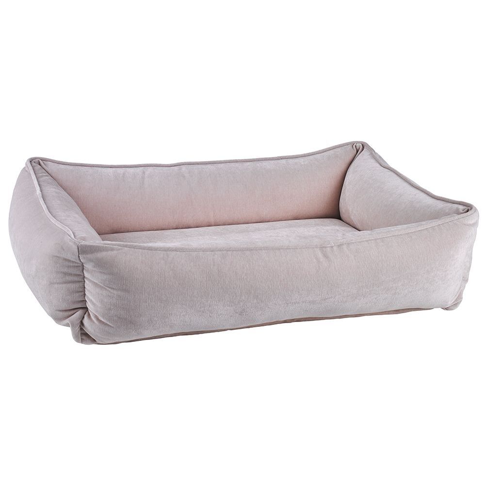 Bowsers Urban Lounger Dog Bed - Diamond Collection Blush