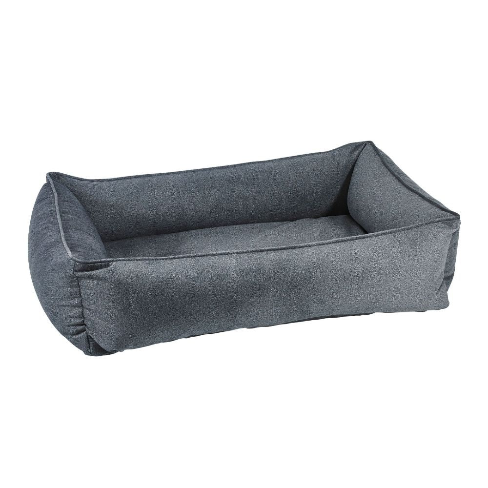 Bowsers Urban Lounger Dog Bed - Diamond Collection Flint