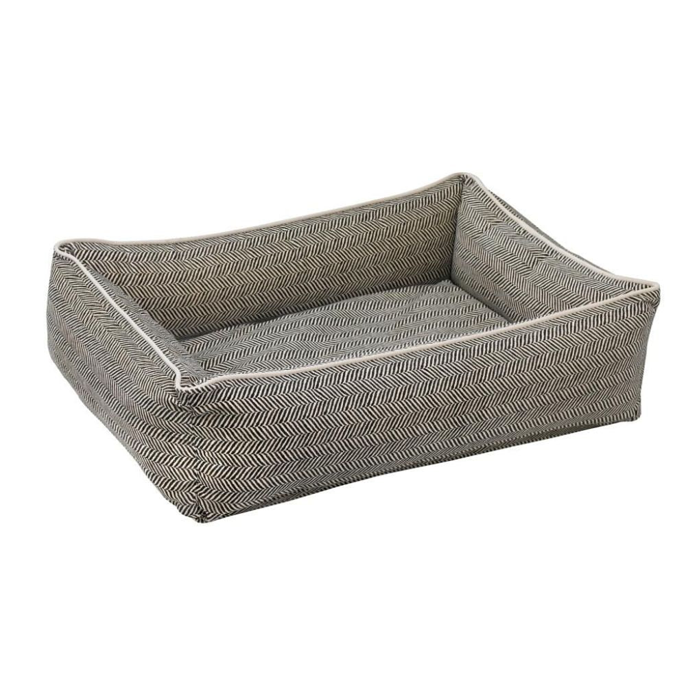 Bowsers Urban Lounger Dog Bed - Diamond Collection Herringbone