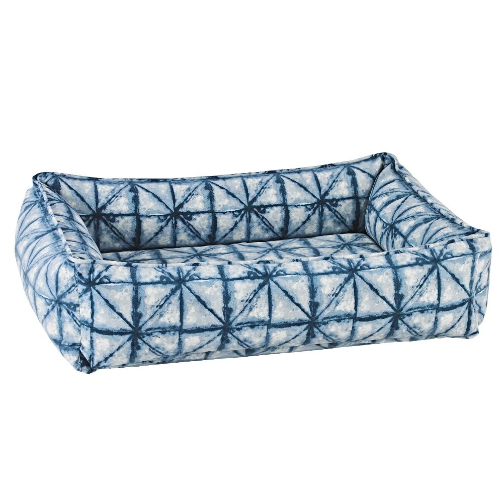 Bowsers Urban Lounger Dog Bed - Diamond Collection Shibori