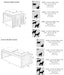 Bowsers Walnut Artisan Wood Single and Double Feeder sizing chart displays feeder dimensions, bowl capacities, and recommended pet sizes from cats to large dogs