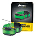 Boxed display of Dogtra Pathfinder2 Extra Receiver Collar with the green collar in front, highlighting its GPS tracking and training features