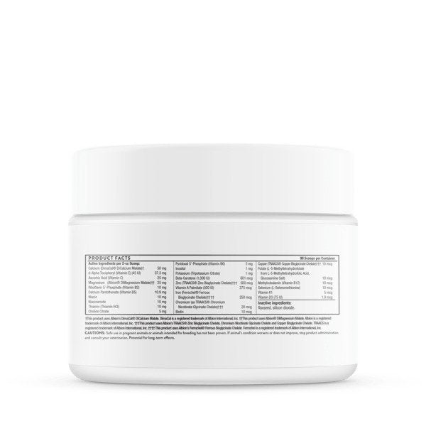 Canine Basic Nutrients Powder - 90 Scoops Product Facts