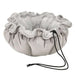 Cloud Bowsers Buttercup Dog Bed in light gray with plush cushioning, raised sides, and a soft nesting shape