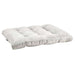 Cloud Bowsers Dream Futon Dog Bed in soft white plush fabric with a cozy tufted design