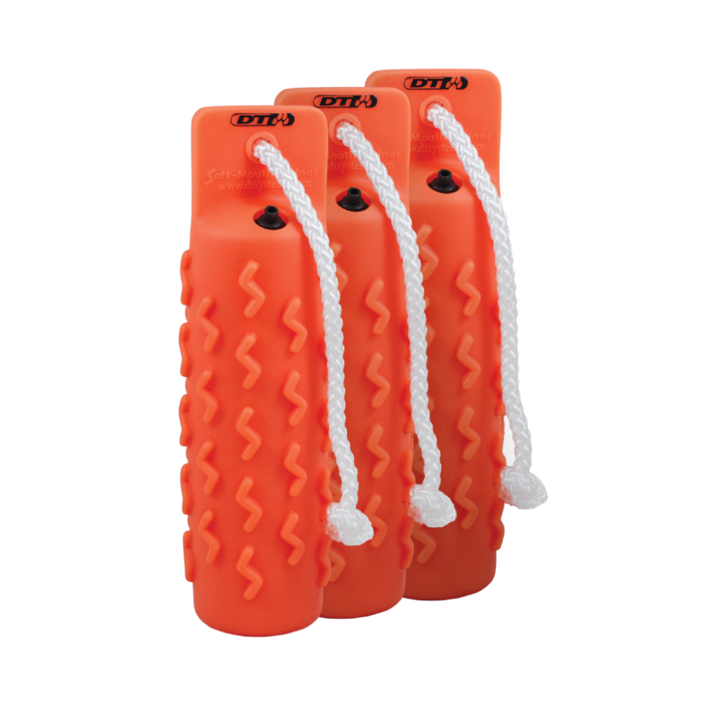 D.T. Systems Sporting Dog Soft Mouth Training Dummy 3 Pack Large Orange