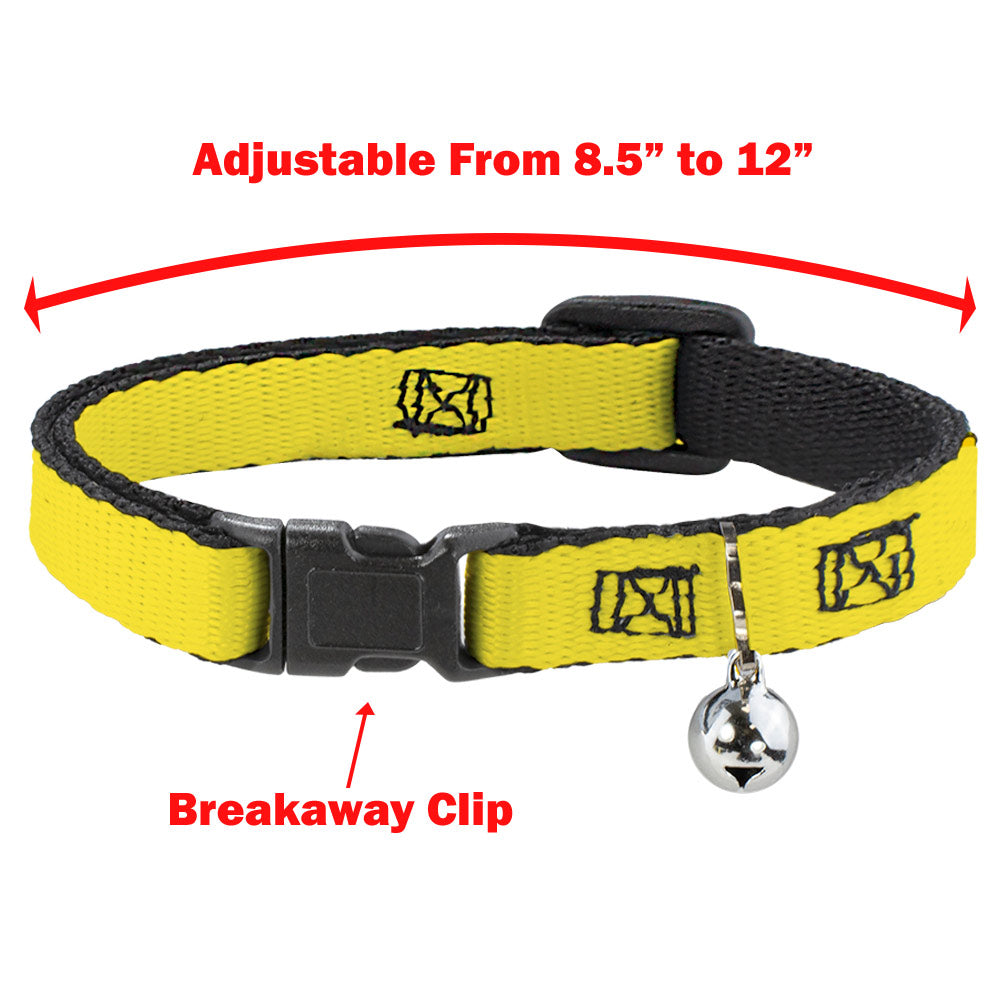 Breakaway Cat Collar with Bell - Marvel Universe Superheroes Stacked