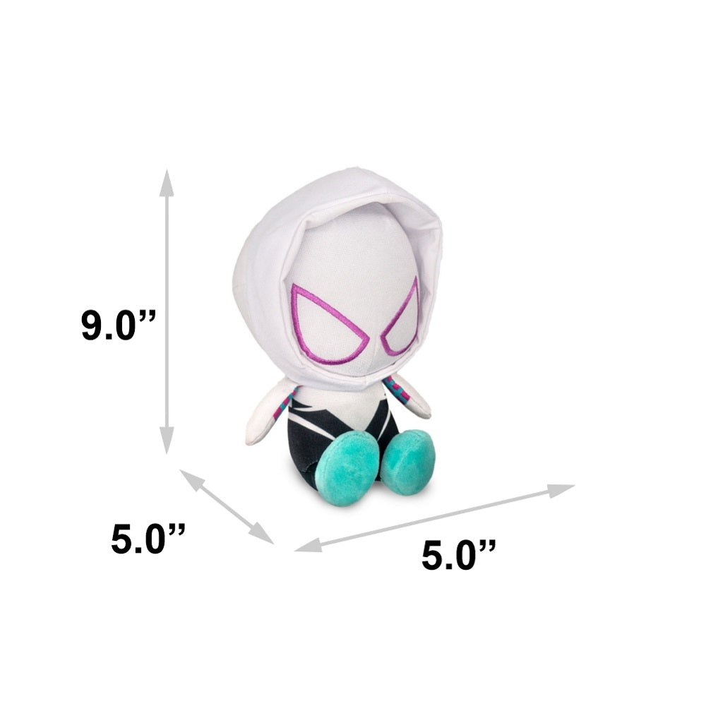 Dog Toy Squeaker Plush - Marvel Spider-Woman Gwen Stacy Ghost-Spider Full Body Sitting Pose