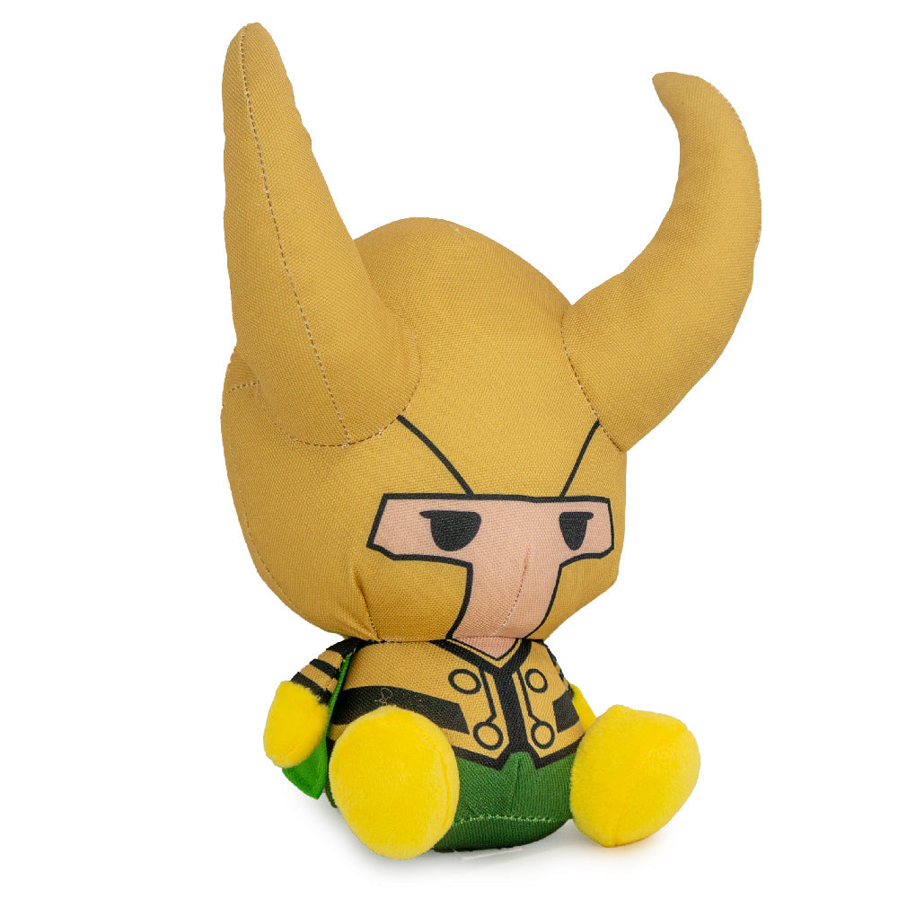Dog Toy Squeaker Plush - Marvel Kawaii Loki Full Body Sitting Pose