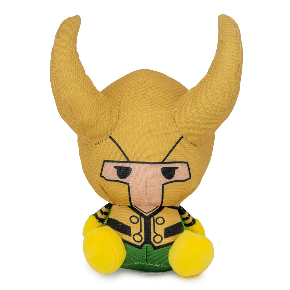 Dog Toy Squeaker Plush - Marvel Kawaii Loki Full Body Sitting Pose