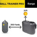 Dogtra Ball Trainer Dual-Function Launcher and Dropper delivers up to 100-yard remote range and launches balls up to 2 feet high