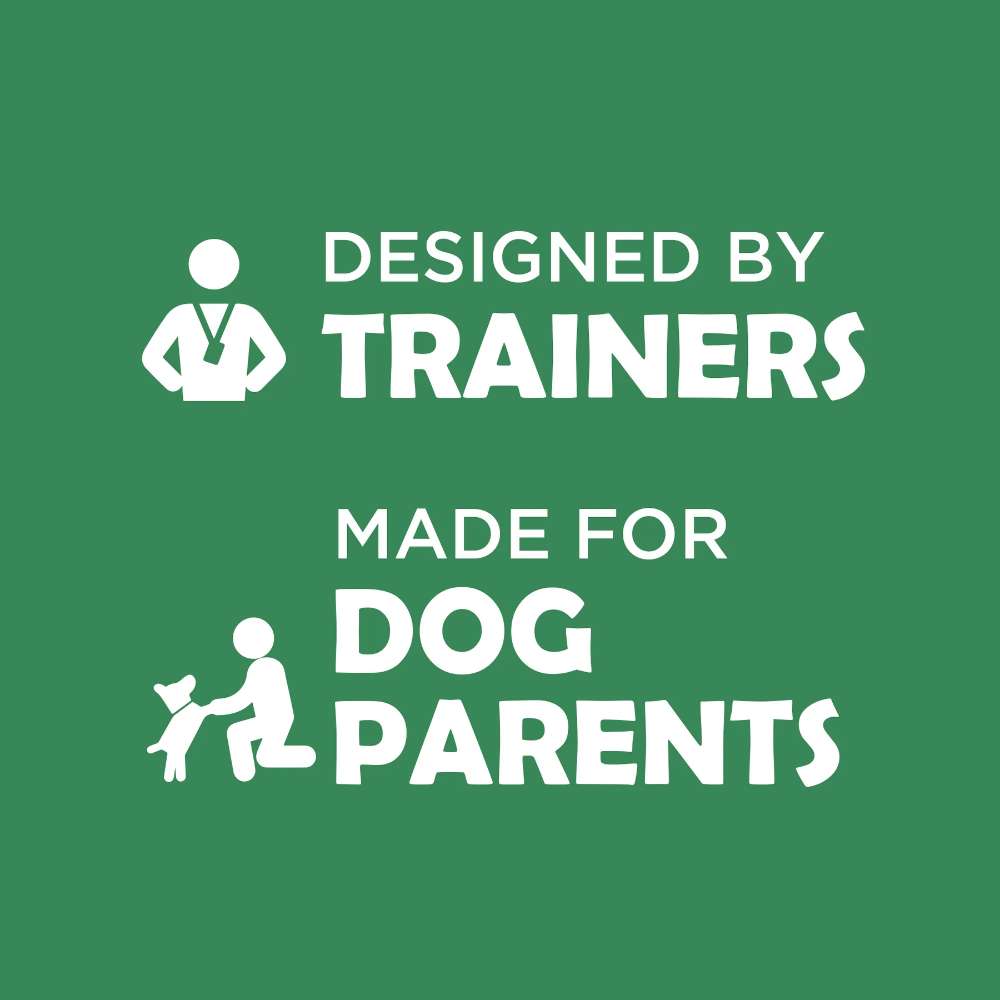 Dogtra CUE GEN2 400 Yard Dog Remote Trainer is shown with text saying it is designed by trainers and made for dog parents