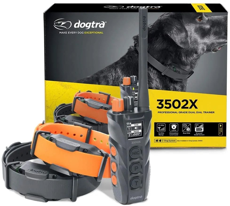 Dogtra Dual System 1.5 Mile 2 Dog Remote Trainer Expandable Complete Set with Box