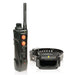 Dogtra EDGE RT 1 Mile Expandable Dog Remote Trainer shows the handheld remote next to the black collar receiver