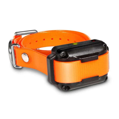 Dogtra iQ PLUS Additional Receiver is a bright orange adjustable dog collar with a black electronic training module attached for effective pet control