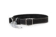 Eurodog Collar Martingale Leather Dog Collar Black Super Soft