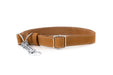 Eurodog Collar Martingale Leather Dog Collar Tan Super Soft