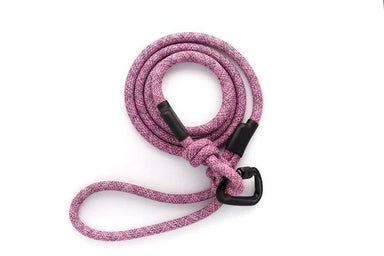 Eurodog Collars Adventure Style Climbing Rope Dog Leash Mountain Blush