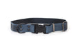 Eurodog Collars Celtic Sport Style Soft Leather Dog Collar Navy