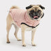 GF PET Reversible and Water Resistant Chalet Dog Jacket Pink Bungee Cord With Stoppers
