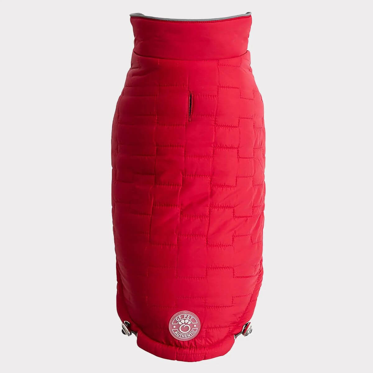 GF PET Reversible and Water Resistant Chalet Dog Jacket Red