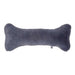 Galaxy Bowsers Bumper Bone Pillow dark gray smooth plush dog toy with a long bone-shaped design on a plain background