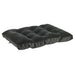 Galaxy Bowsers Dream Futon Dog Bed in dark charcoal velvet with thick padded sections