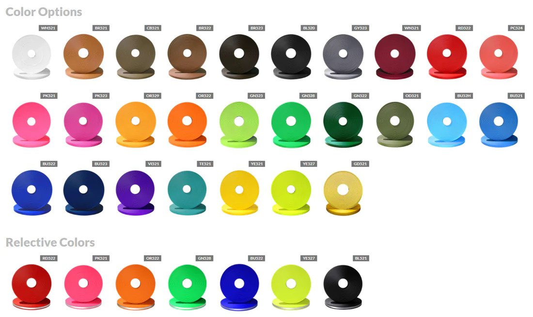 Handlers Choice Flat Check Cord Color Variations