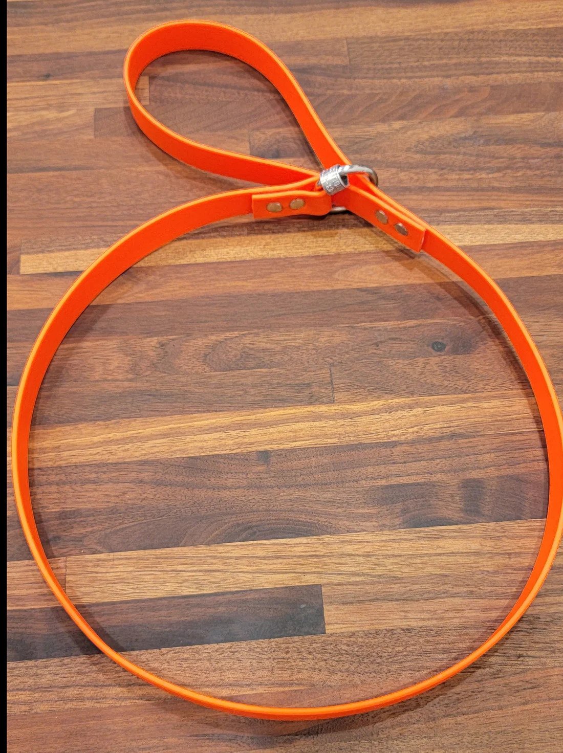 Handlers Choice Flat Slip Lead Dark Orange