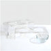Hiddin Acrylic Clear Pet Feeder Dog Bowls With Stand