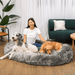 Paw PupCloud Human-Size Dog Bed Charcoal Grey