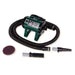 Hunter Green K-9 Fluffer Dryer with a coiled hose and grooming tools is placed against a plain white background