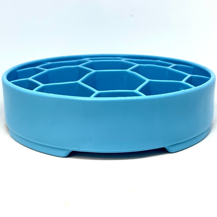 Honeycomb Design eBowl Enrichment Slow Feeder Bowl for Dogs