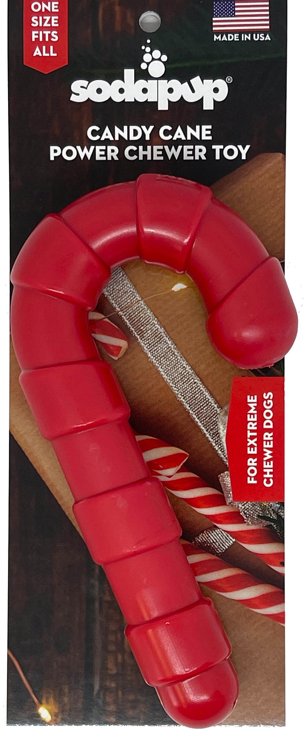 Candy Cane Ultra Durable Nylon Chew Toy