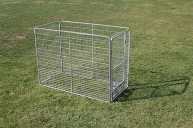 K9 Kennel Store Basic Dog Galvanized Pro Kennel 4 by 6