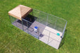K9 Kennel Store Ultimate Galvanized Dog Kennel Pro 8 by 24