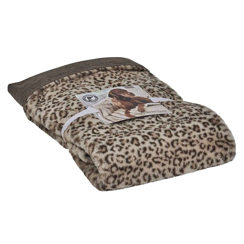 Leopard Bowsers Pet Blanket Topper