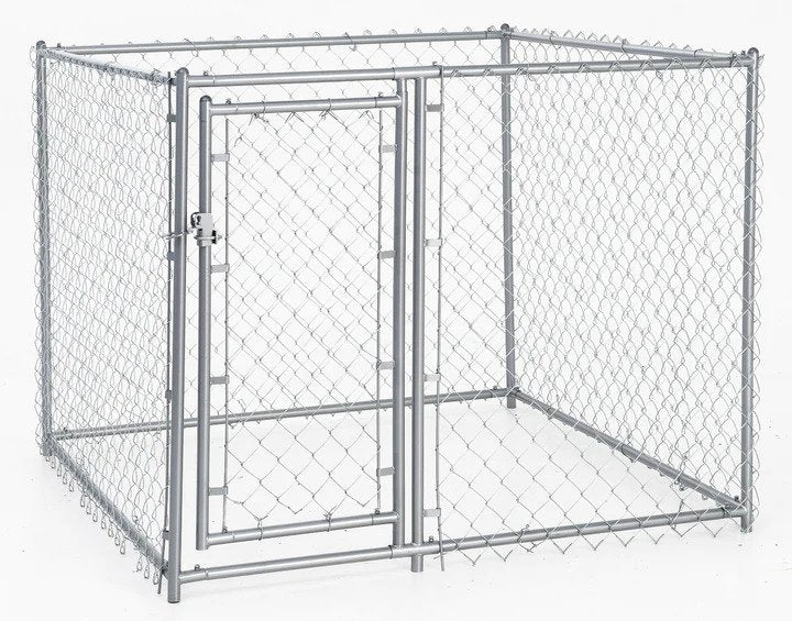 Lucky Dog® 5’ x 5’ Chain Link Kennel DIY Kit Studio Chain Link Kennel