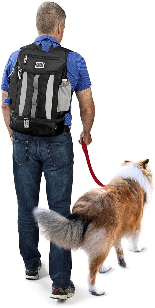 Mobile Dog Gear Patented Drop Bottom Week Away Backpack Actual