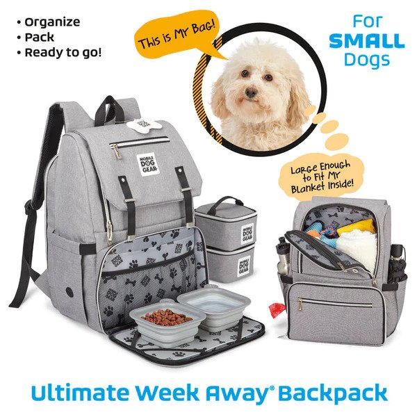 Mobile Dog Gear Patented Ultimate Week Away Backpack Features 2