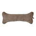 Mocha Bowsers Bumper Bone Pillow brown plush bone-shaped dog toy with a soft textured fabric on a plain background
