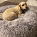 Mr Peanut's 23" OrthoPlush® Pet Bed In Gray Two Tone Durable Dog Beds